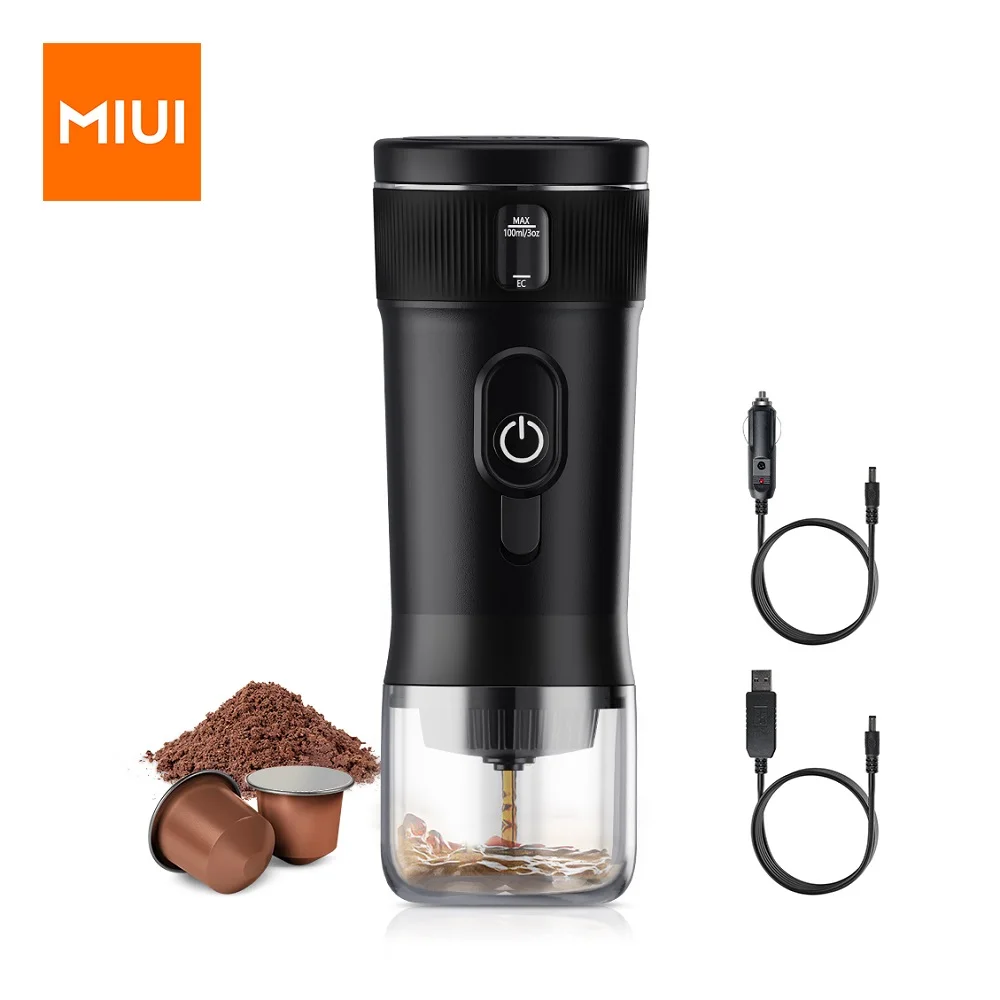 Experience Fresh Espresso Anywhere with the MIUI Portable Coffee Maker ☕🚗