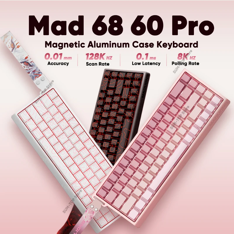 Unlock Pro Gaming with Madlions Mad 60he & 68Pro RGB Mechanical Keyboards 🎮✨