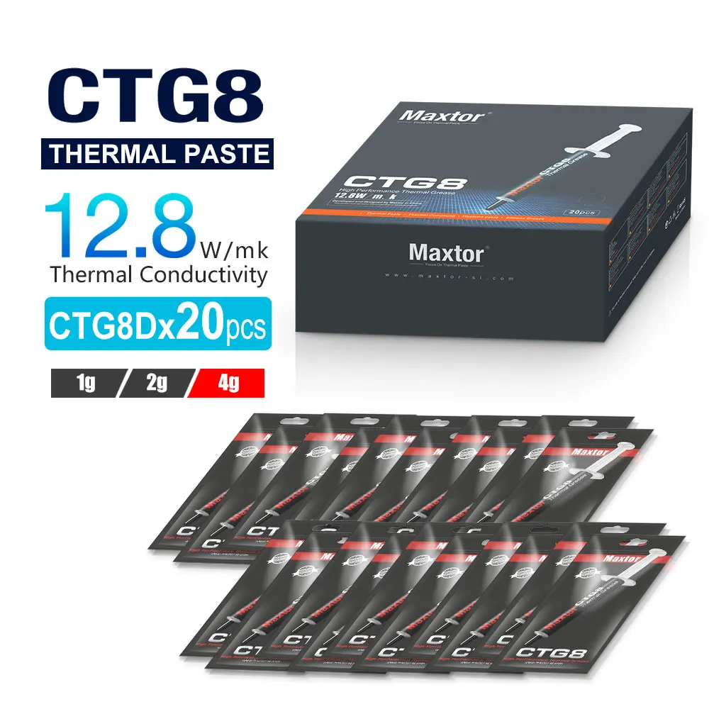 CTG8 Maxtor Thermal Paste: The Perfect Cooling Solution for Gamers 🎮❄️