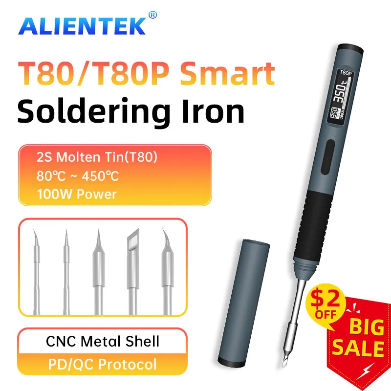 ALIENTEK T80 T80P: The Ultimate Smart Soldering Iron Kit 🔥🛠️