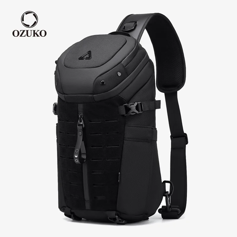 OZUKO Large Capacity Waterproof Sling Bag for Men: Style Meets Functionality 🎒💧