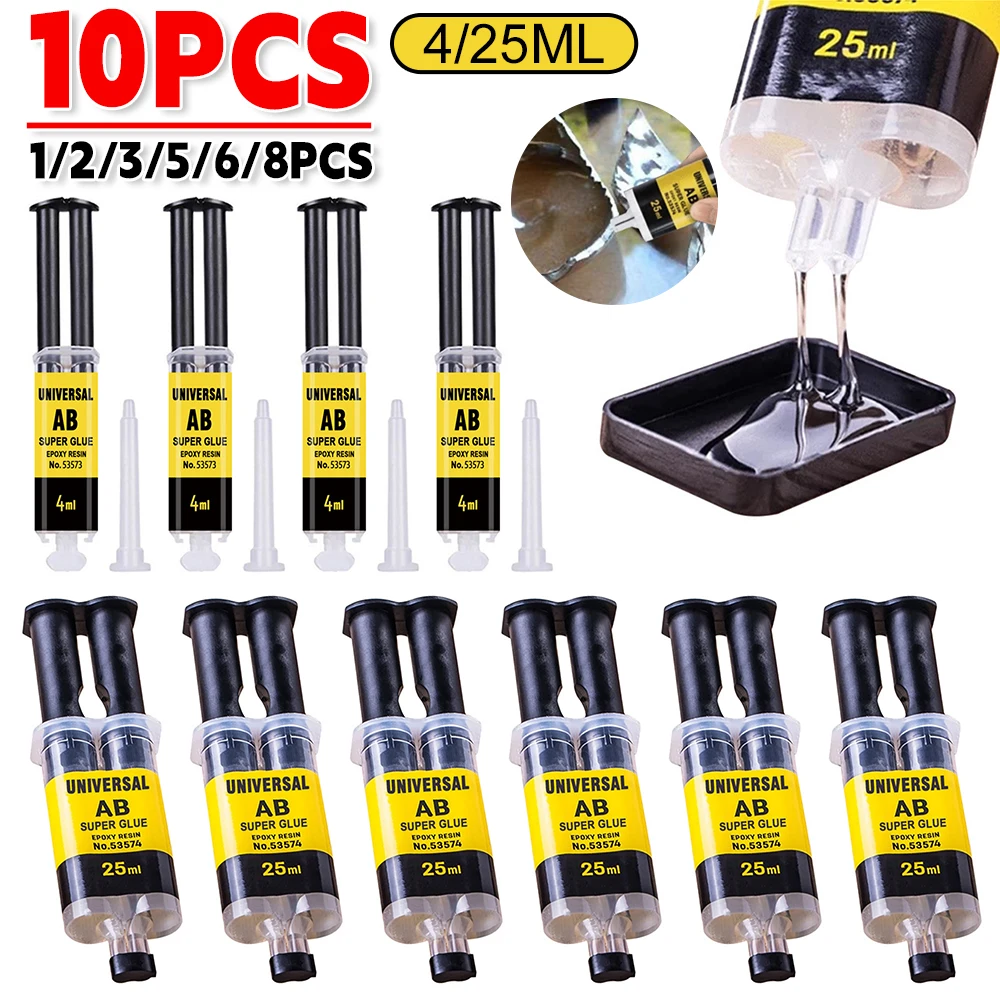 Ultimate 4/25ml Epoxy Resin AB Glue β Fast, Waterproof & Super Strong! π§πͺ