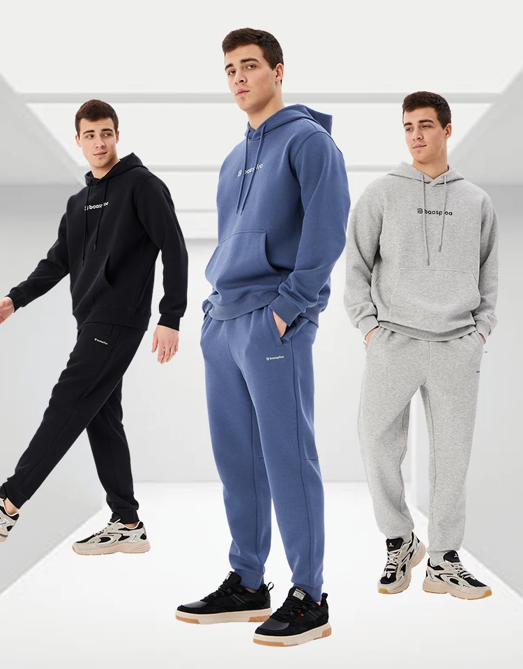 Elevate Your Casual Style with Baasploa Men’s Tracksuit Hoodie & Trousers 👟✨