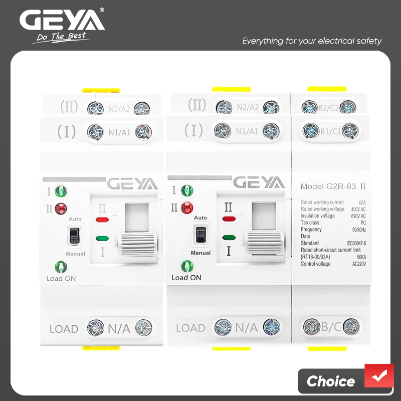 GEYA G2R Din Rail ATS: Your Ultimate Dual Power Automatic Transfer Switch โก๐