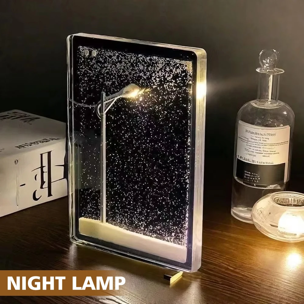 Bring Magic Home with Snowy Night Flowing Street Lamps 🌨️💡