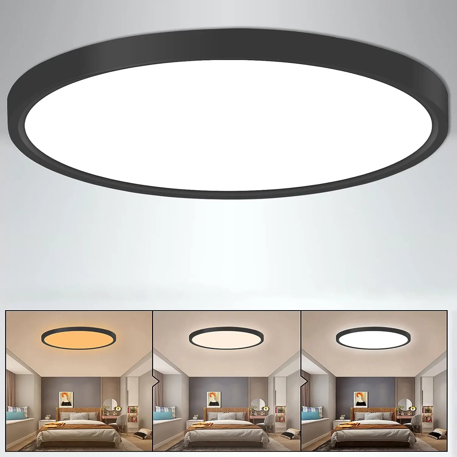 Light Up Your Space with Elegant, Ultra Thin LED Ceiling Lamps ✨