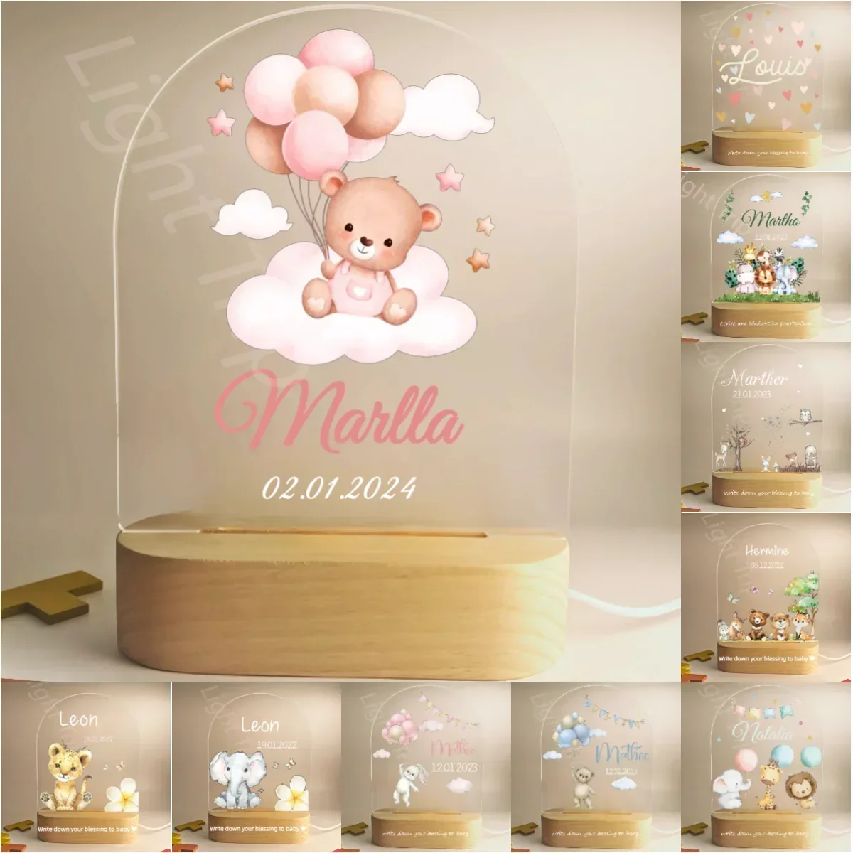 Light Up Your Baby’s Night with Love & Personalized Charm 🌙✨