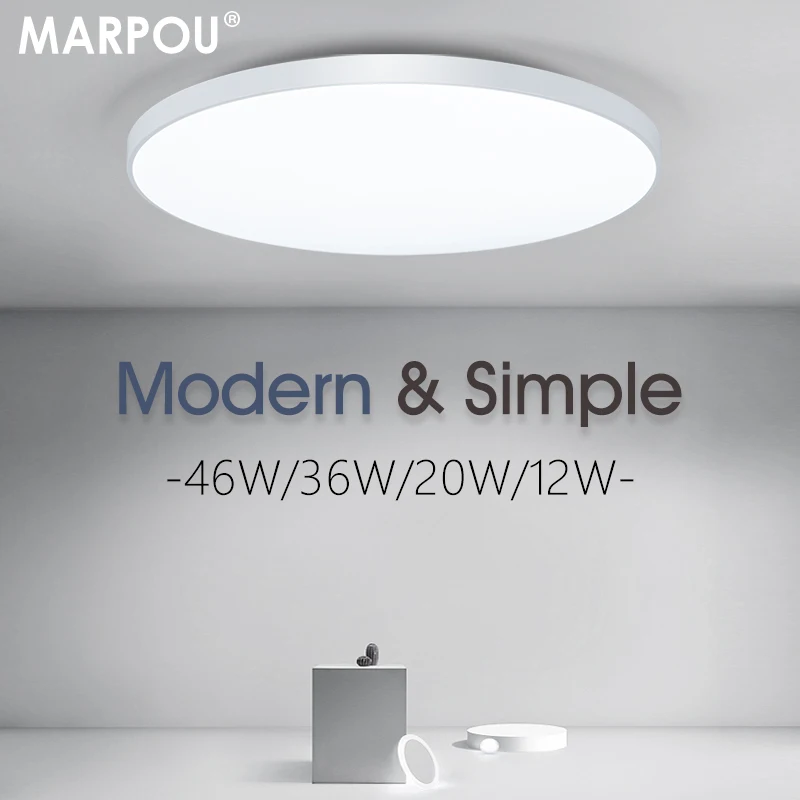 Experience Perfect Lighting with MARPOU Ultra Thin LED Ceiling Lights 💡✨