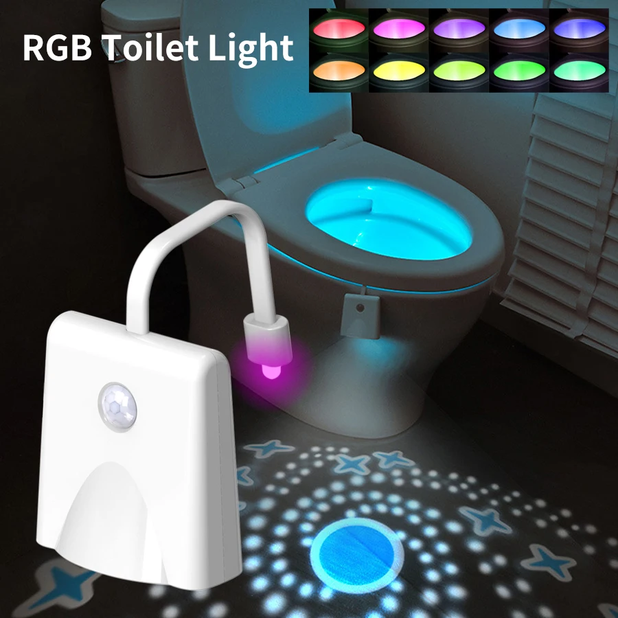Light Up Your Nights with Our Magical Motion Sensor Toilet Light! 🚽🌈