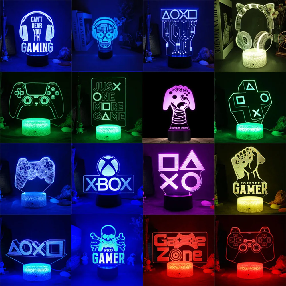 Light Up Your Game and Room with Magical 3D RGB LED Glow! 🎮✨