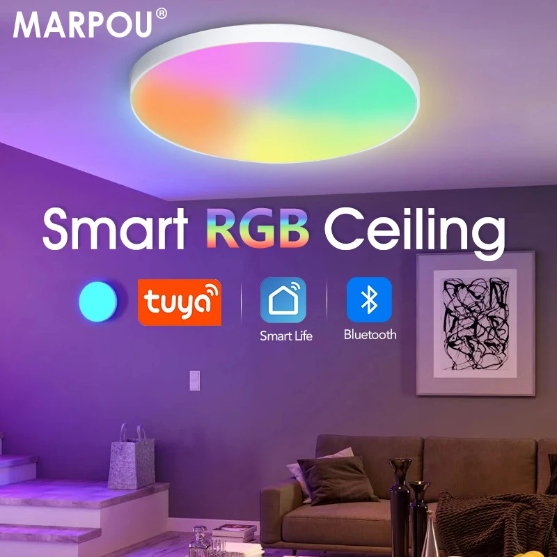 Light Up Your Life with the MARPOU RGB Smart Lamp ✨
