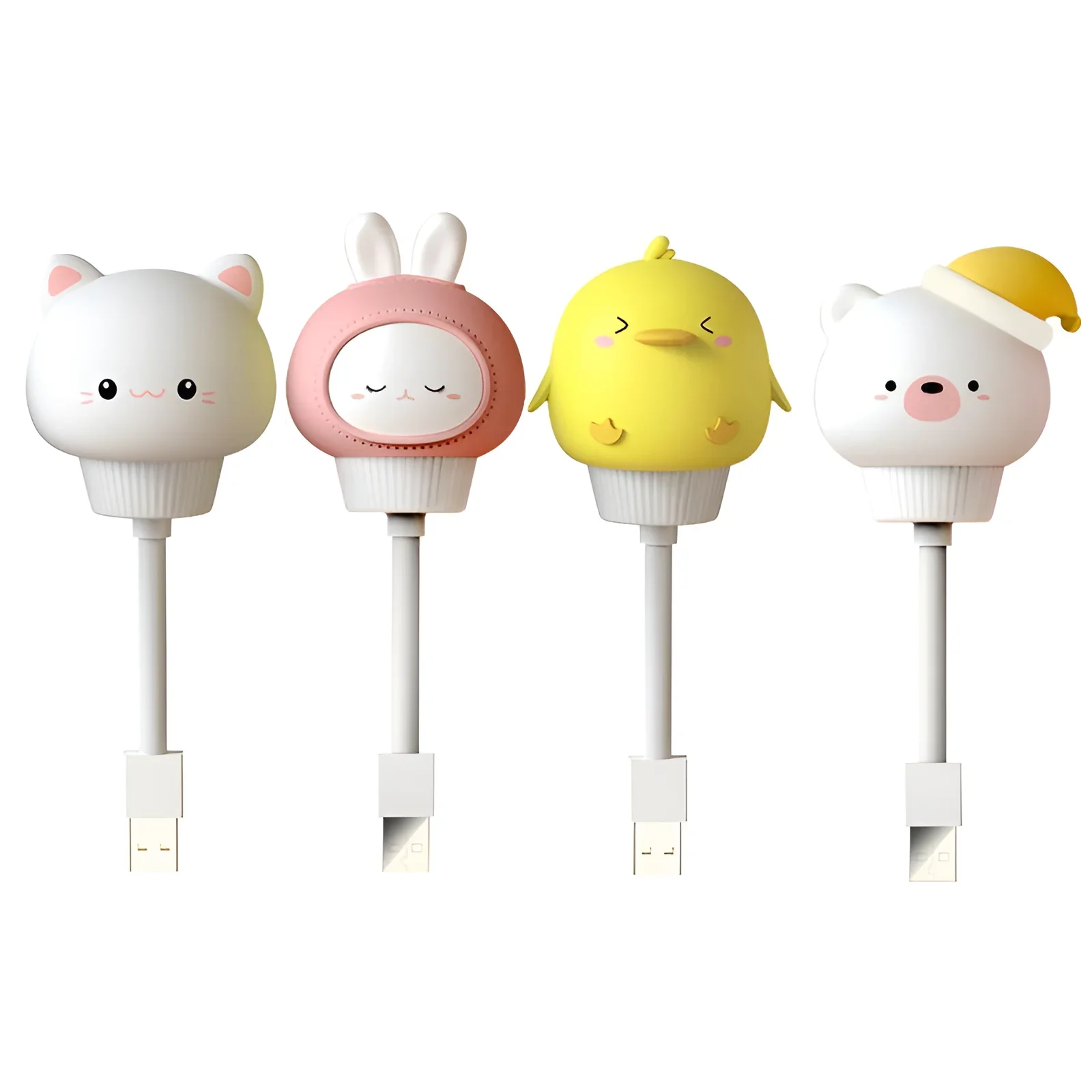 Light Up Your Child’s Night with Adorable Animal Friends 🐻🐥🐱