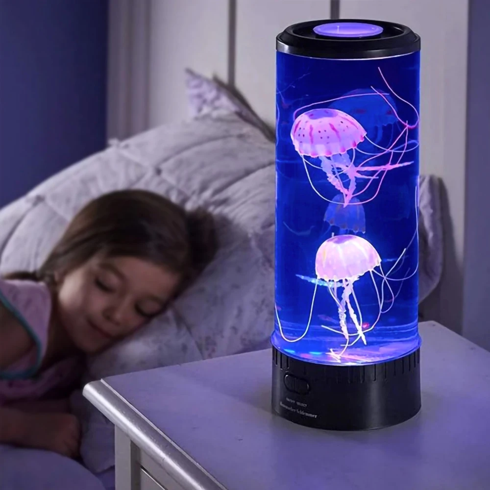 Bring Soothing Magic to Any Room with a Color Changing Jellyfish Lamp 🐙✨
