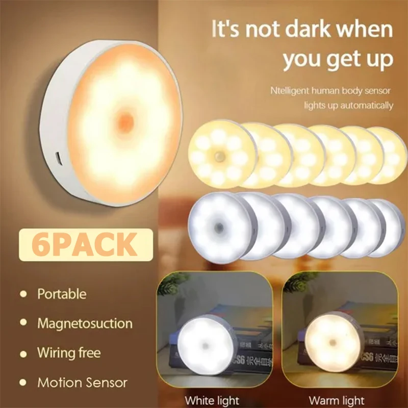 Light Up Your Dark Spaces Instantly with Smart Motion Sensor LED! 💡✨