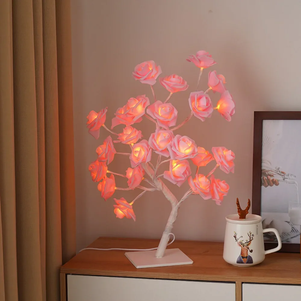 Light Up Hearts with the 24 LED Rose Lamp – A Gift Full of Love ❤️