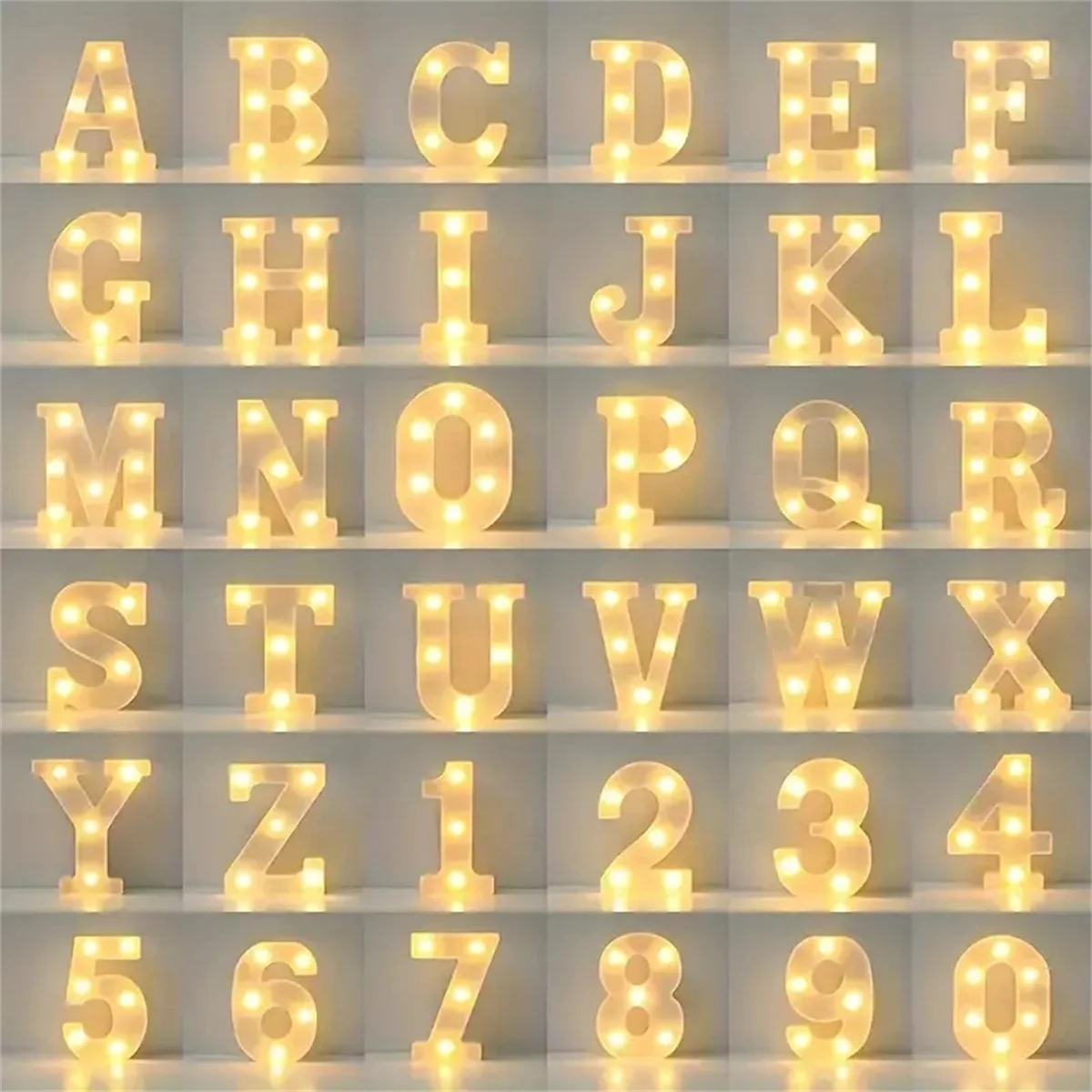 Make Every Celebration Shine Bright ✨ with Our 16cm LED Letter Light