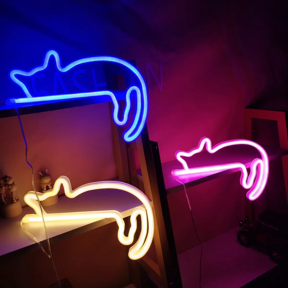 Bring Warmth & Fun to Any Room with Our Cat Neon Sign! 🐱💡