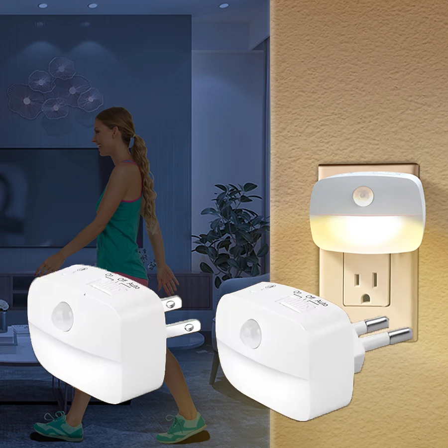 Never Stumble in the Dark Again – Smart LED Night Light with Motion Sensor 🌙✨