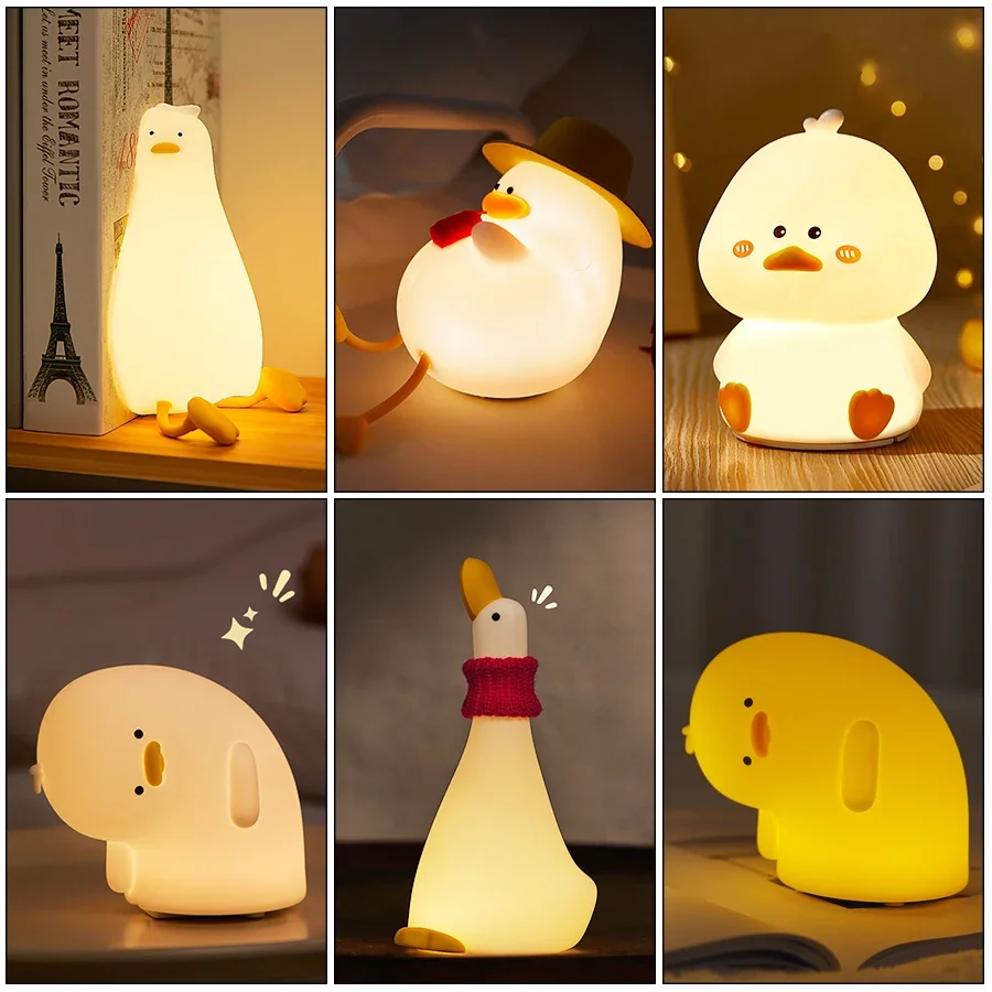 Light Up Your Child’s Night with a Cute, Gentle Duck Lamp 🦆💡
