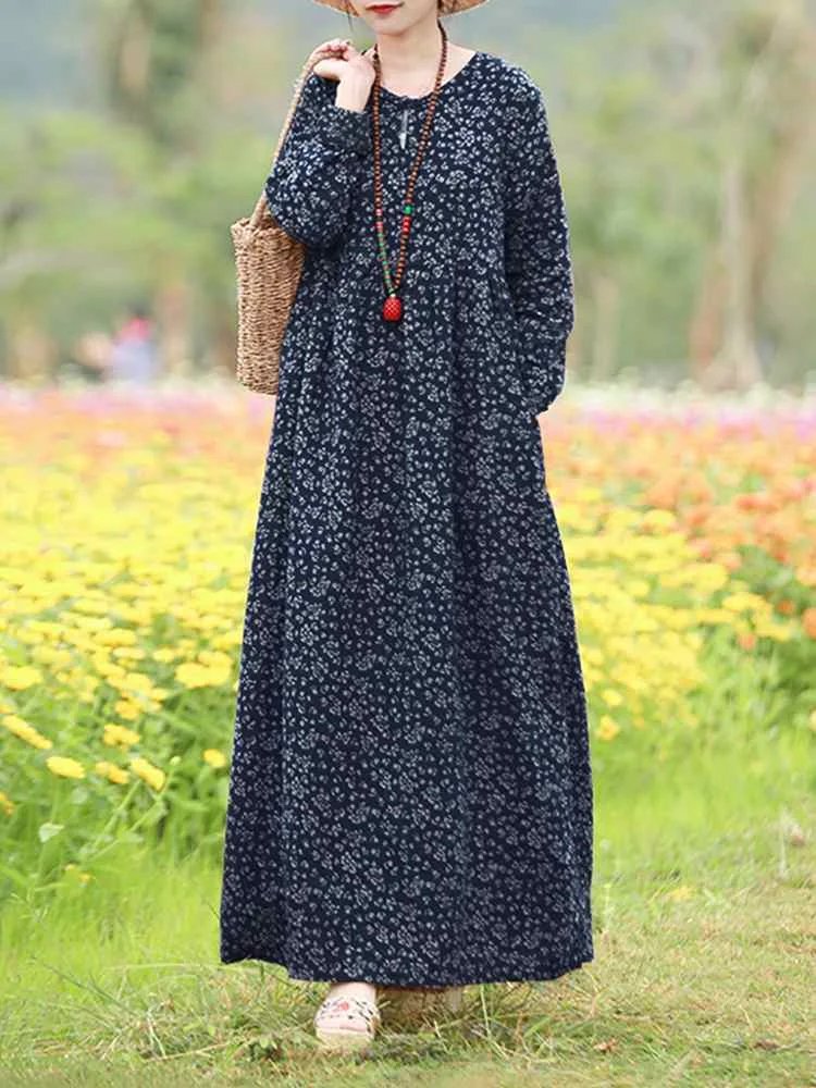 Bohemian Floral Maxi Dress