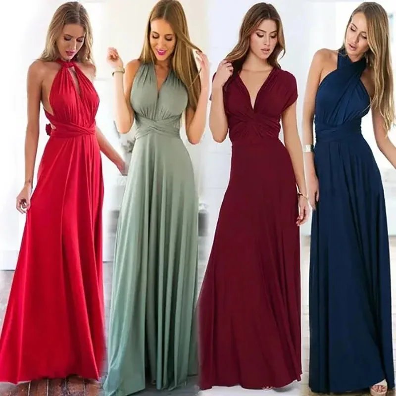 Convertible Boho Maxi Dress