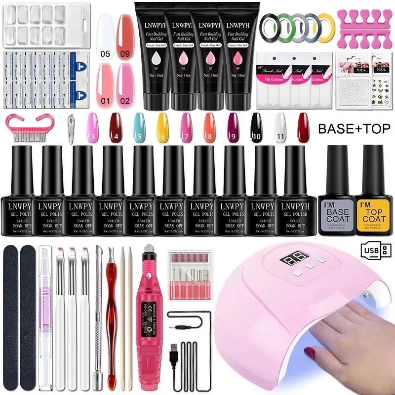 Complete Gel Nail Polish Kit