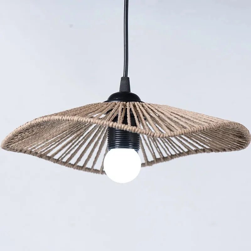 Handwoven Rattan Pendant Lamp Shade