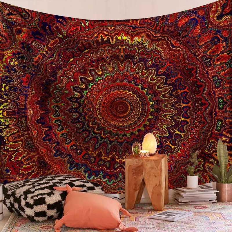 Boho Mandala Wall Tapestry