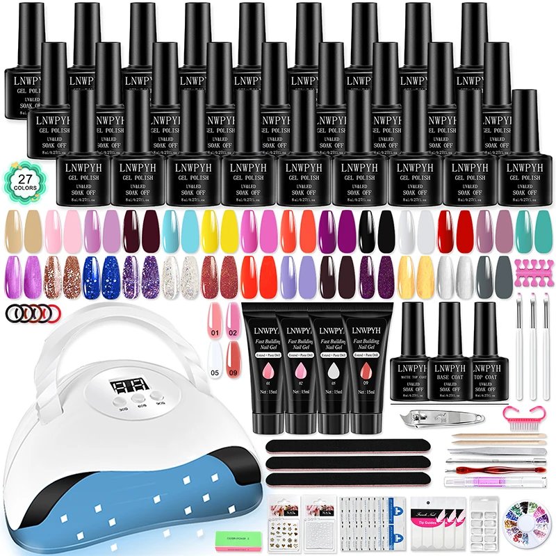 27-Color Nail Gel Polish Set