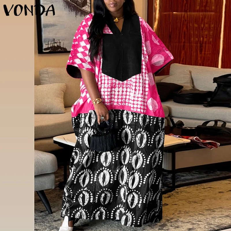 Bohemian Plus Size Maxi Dress