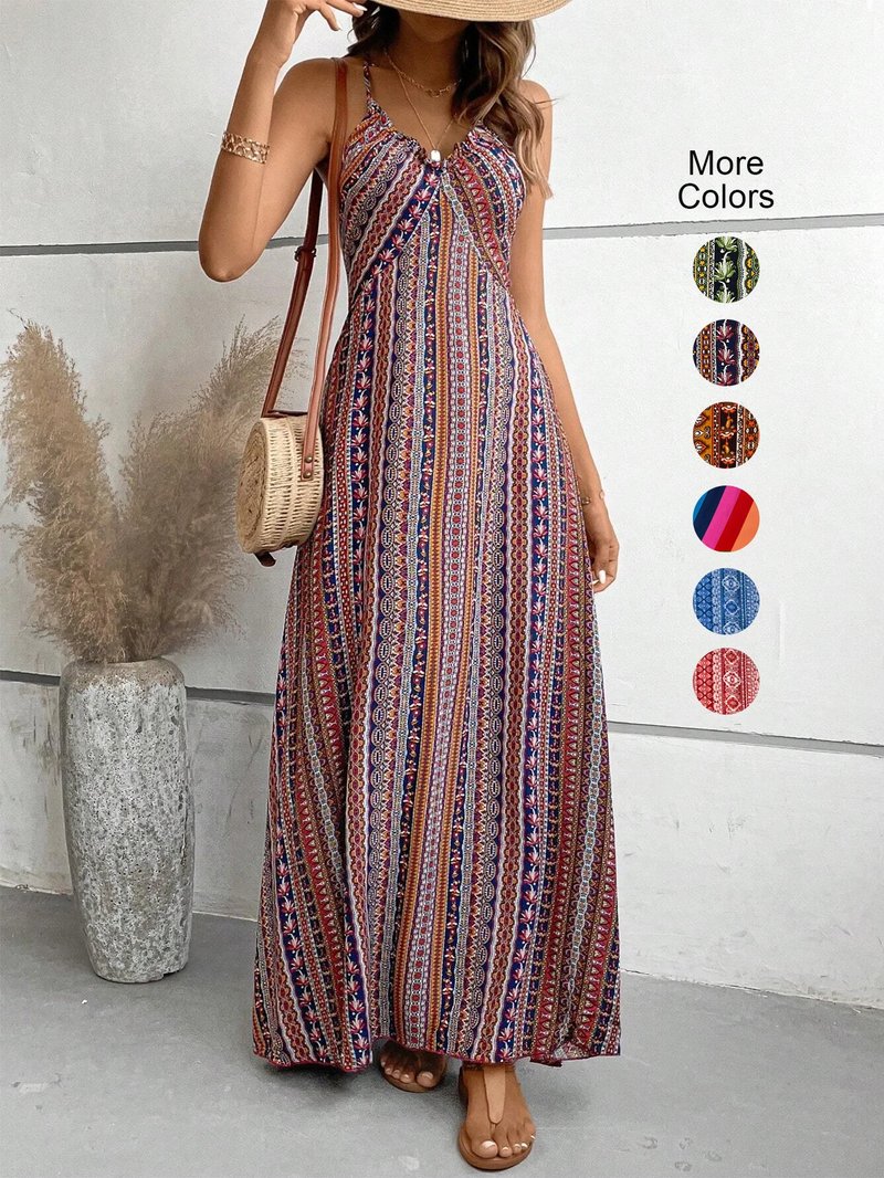 Boho Backless Summer Dress