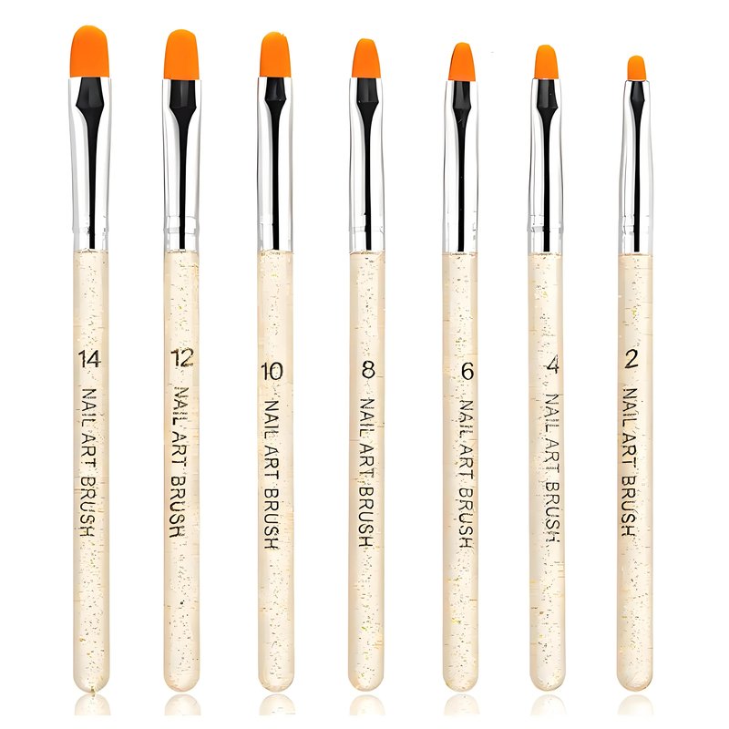 Professional UV Gel Nail Brush Set