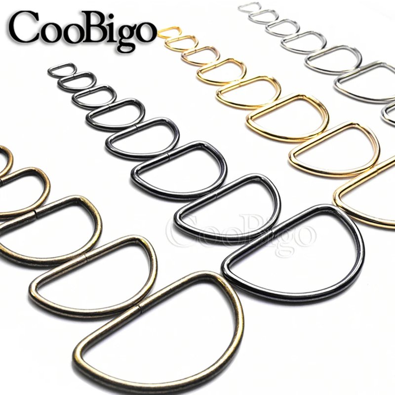 Versatile Metal D-Ring Buckles