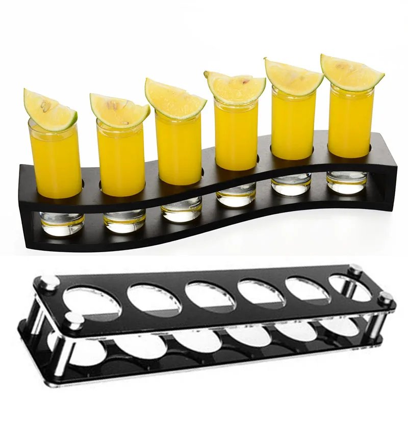 Elegant Shot Glass Display Rack