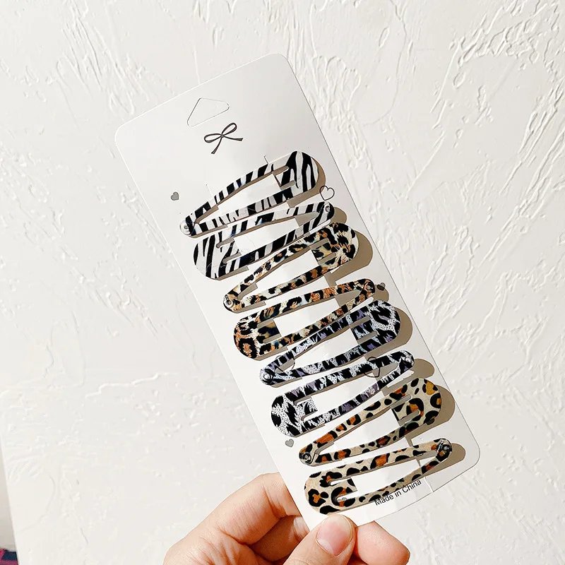 Leopard Print Hairpin Set