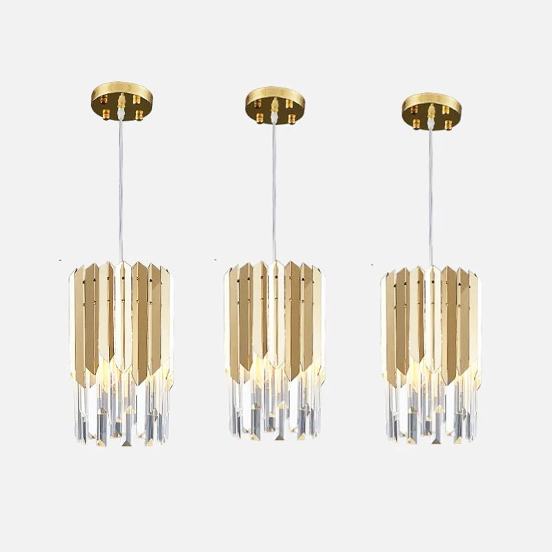 Elegant Gold Crystal Chandelier