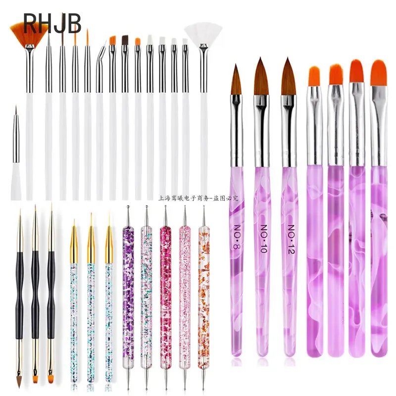 Versatile Nail Art Brush Set