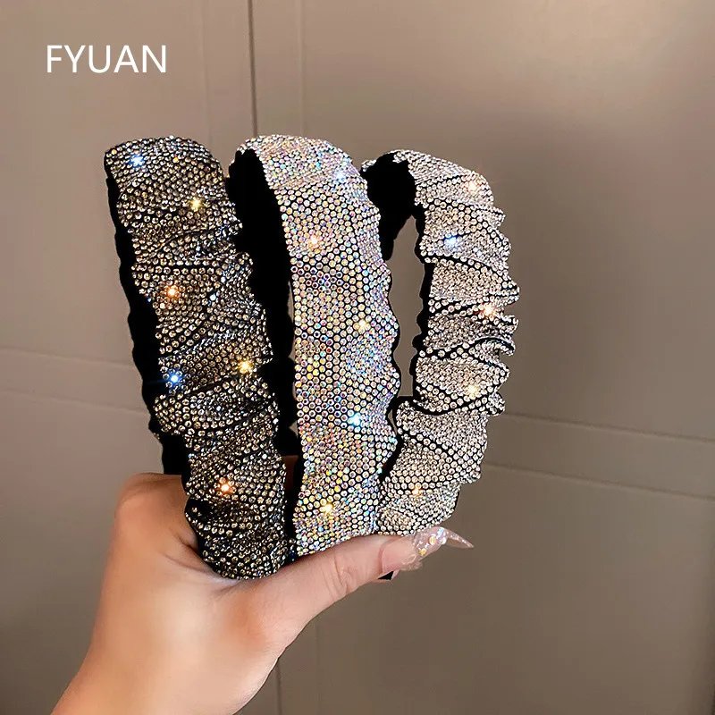 Vintage Rhinestone Velvet Hairband