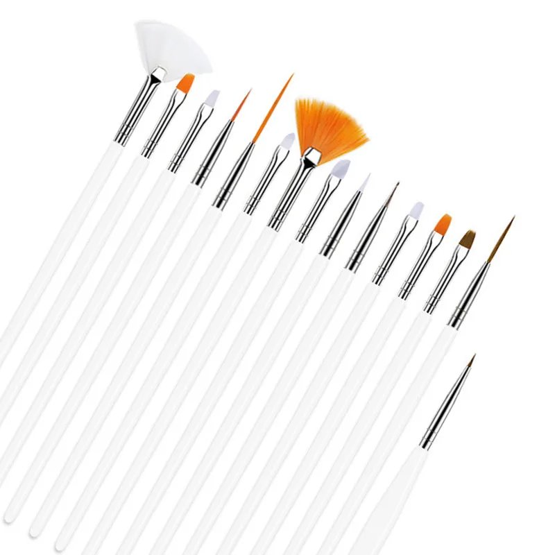 15-Piece Nail Art Brush Set