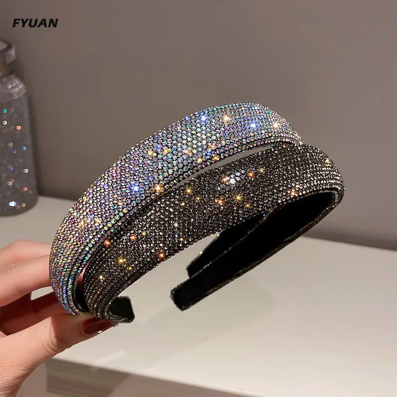 Sparkling Rhinestone Headband for Women