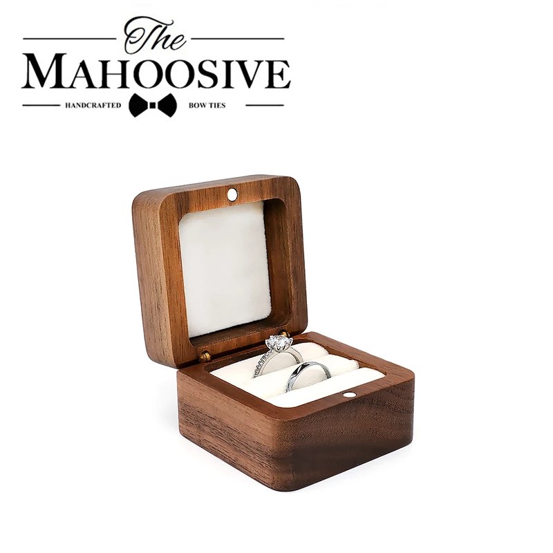 Personalized Wood Ring Box