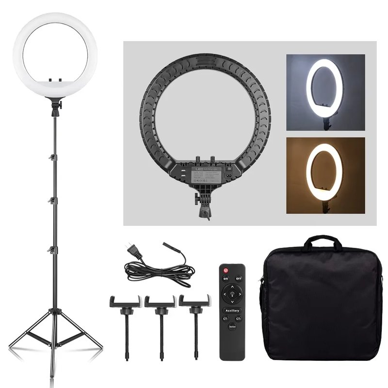 18-Inch LED Ring Light with Tripod