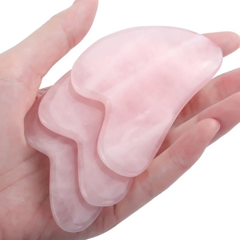Natural Rose Quartz Gua Sha Tool