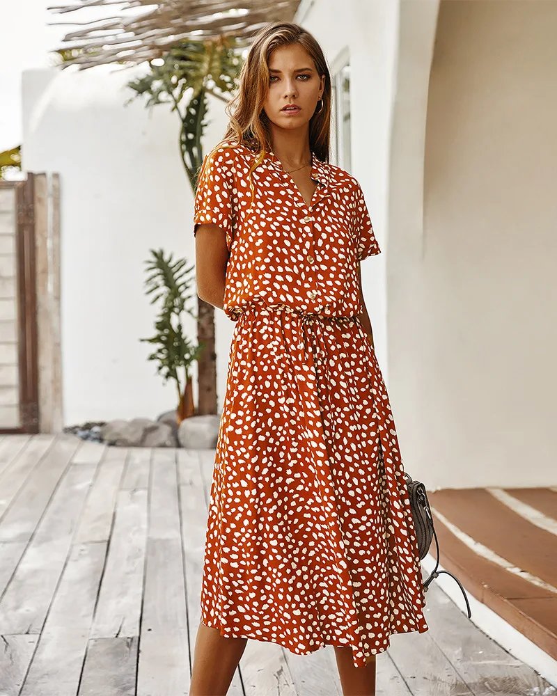 Boho Vintage Floral Dress