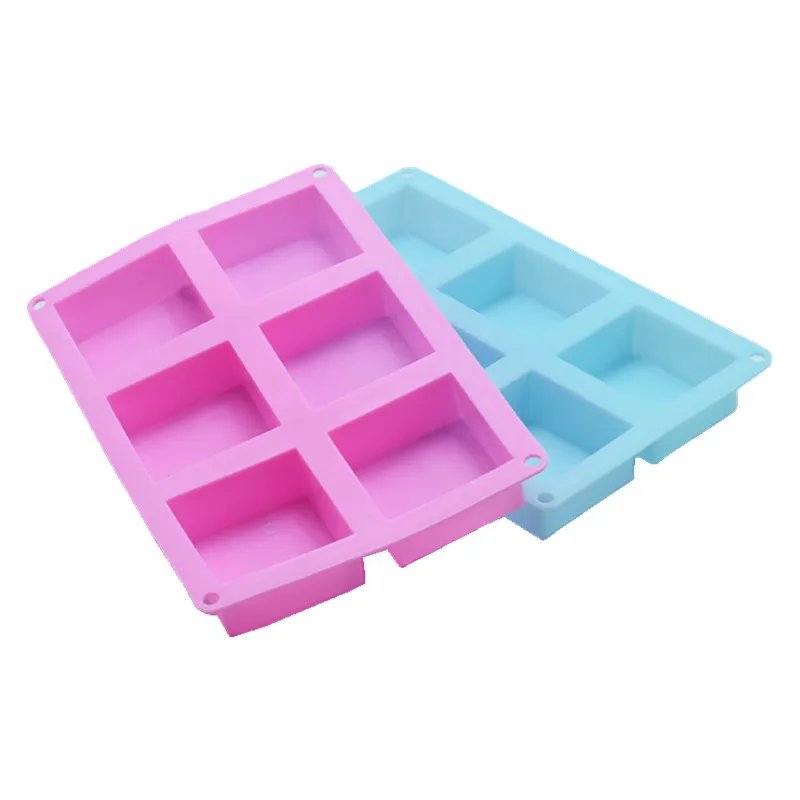 Silicone 6-Cavity Soap Mold