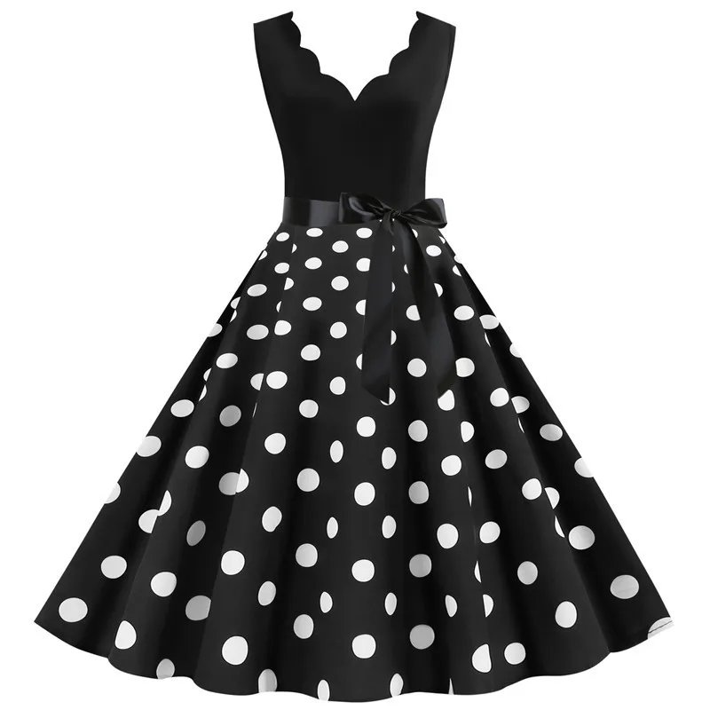 Vintage Polka Dot Summer Dress