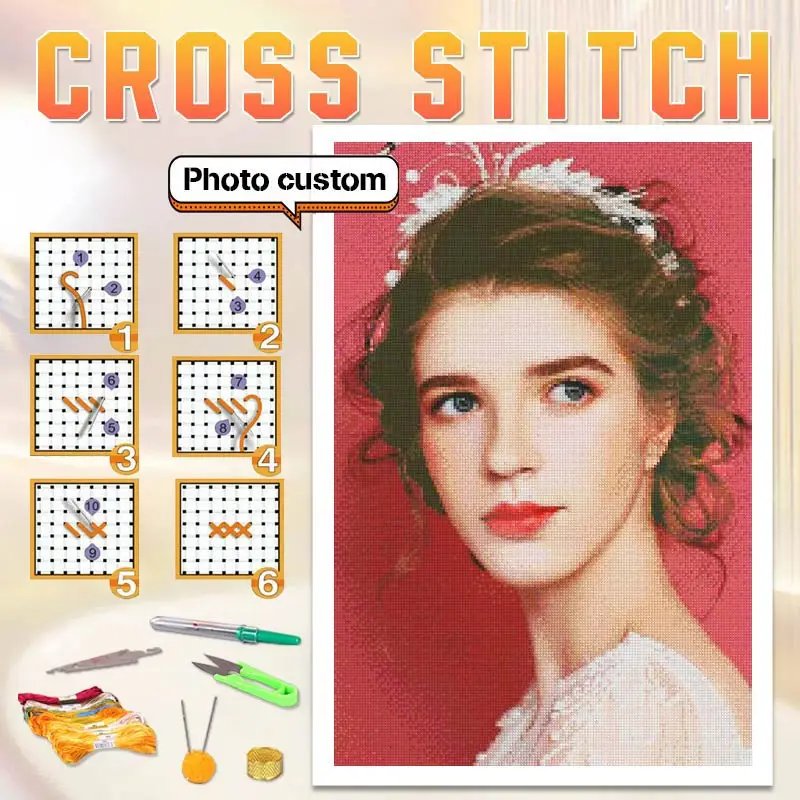 Custom Cross Stitch Embroidery Kit