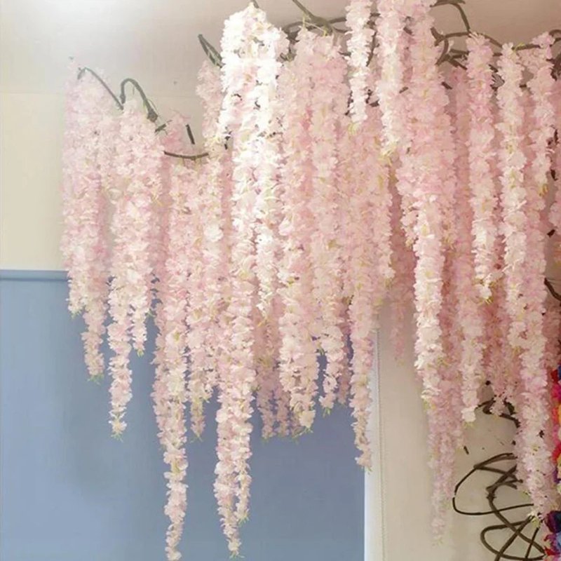 Artificial Cherry Blossom Vine Garland