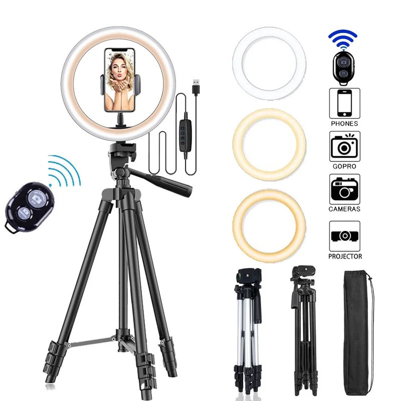 LED Selfie Ring Light with Tripod