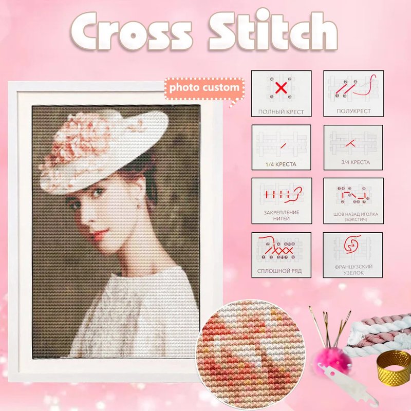 Custom Cross Stitch Embroidery Kit